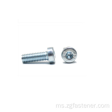 Bolt Socket Hexagon dengan zink biru DIN7984